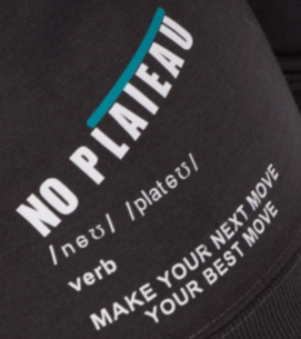 No Plateau Definition Hoodie in Black— Material Colour