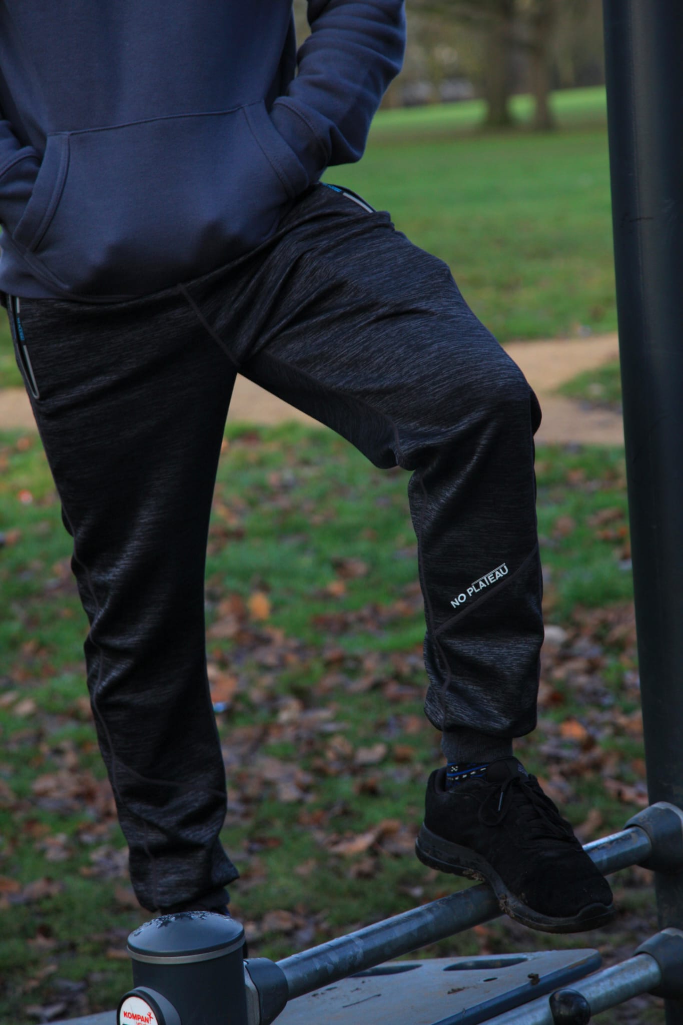 No Plateau Active Joggers Grey Mottle