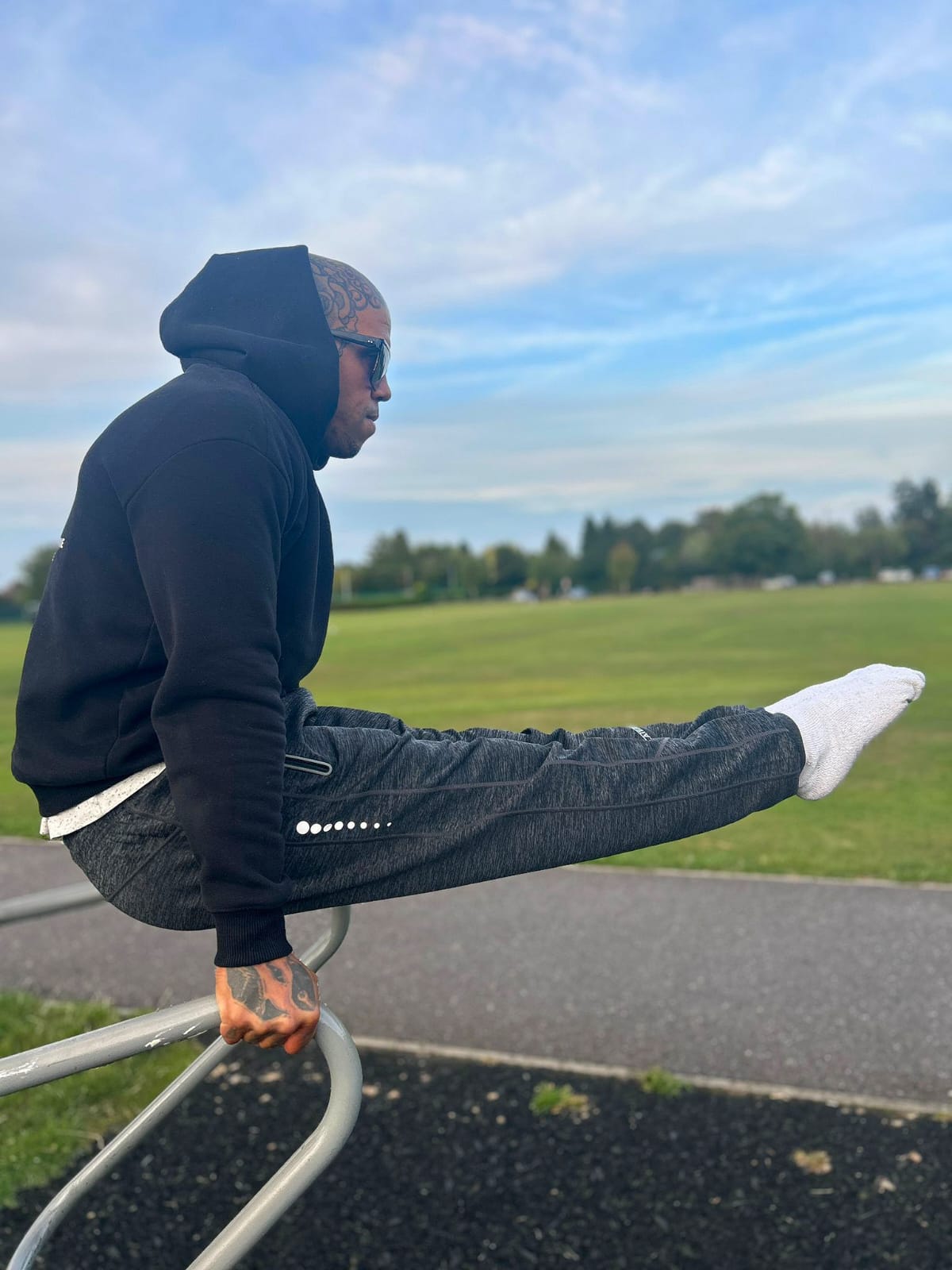 No Plateau Active Joggers Grey Mottle