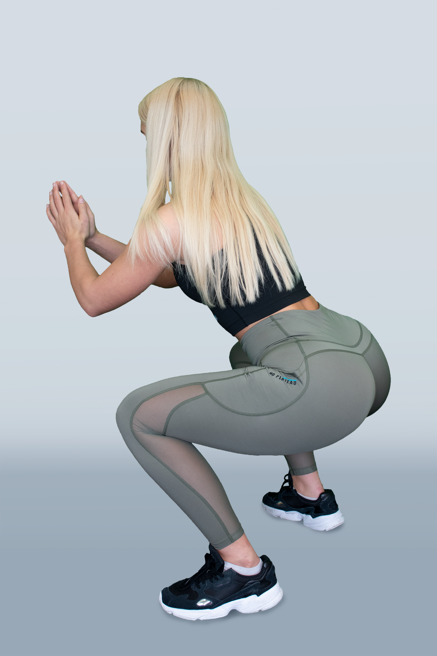 No Plateau Highlight Leggings | High-Waisted, Breathable Mesh