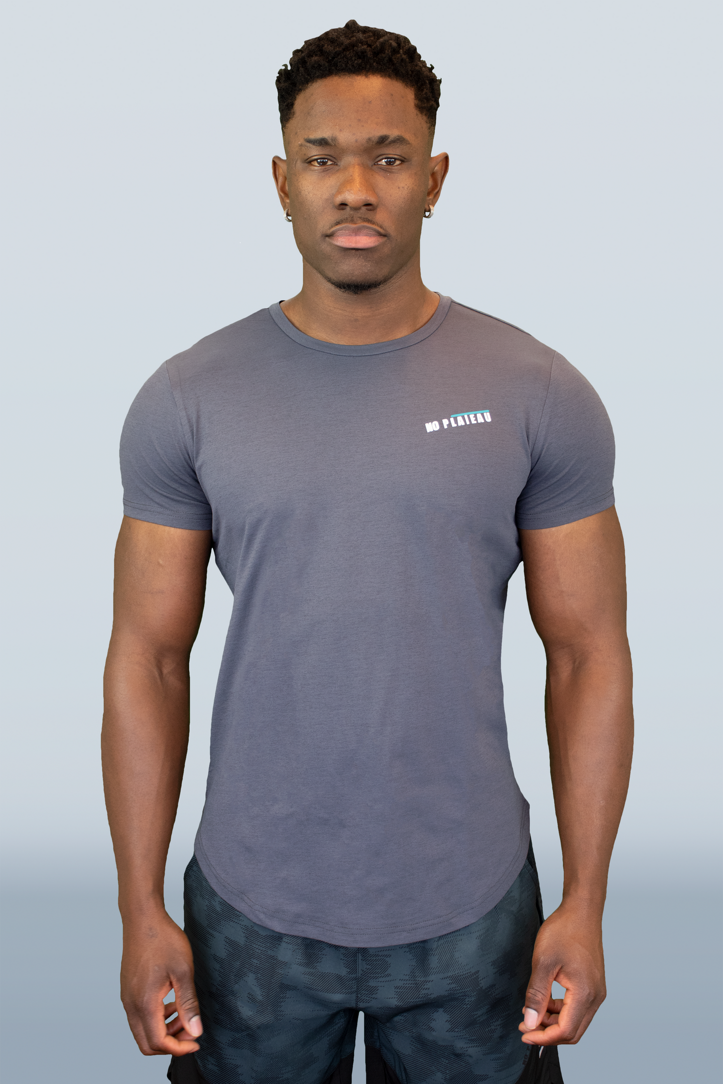 No Plateau Men’s Stretch Tee | Quick-Dry, Moisture-Wicking